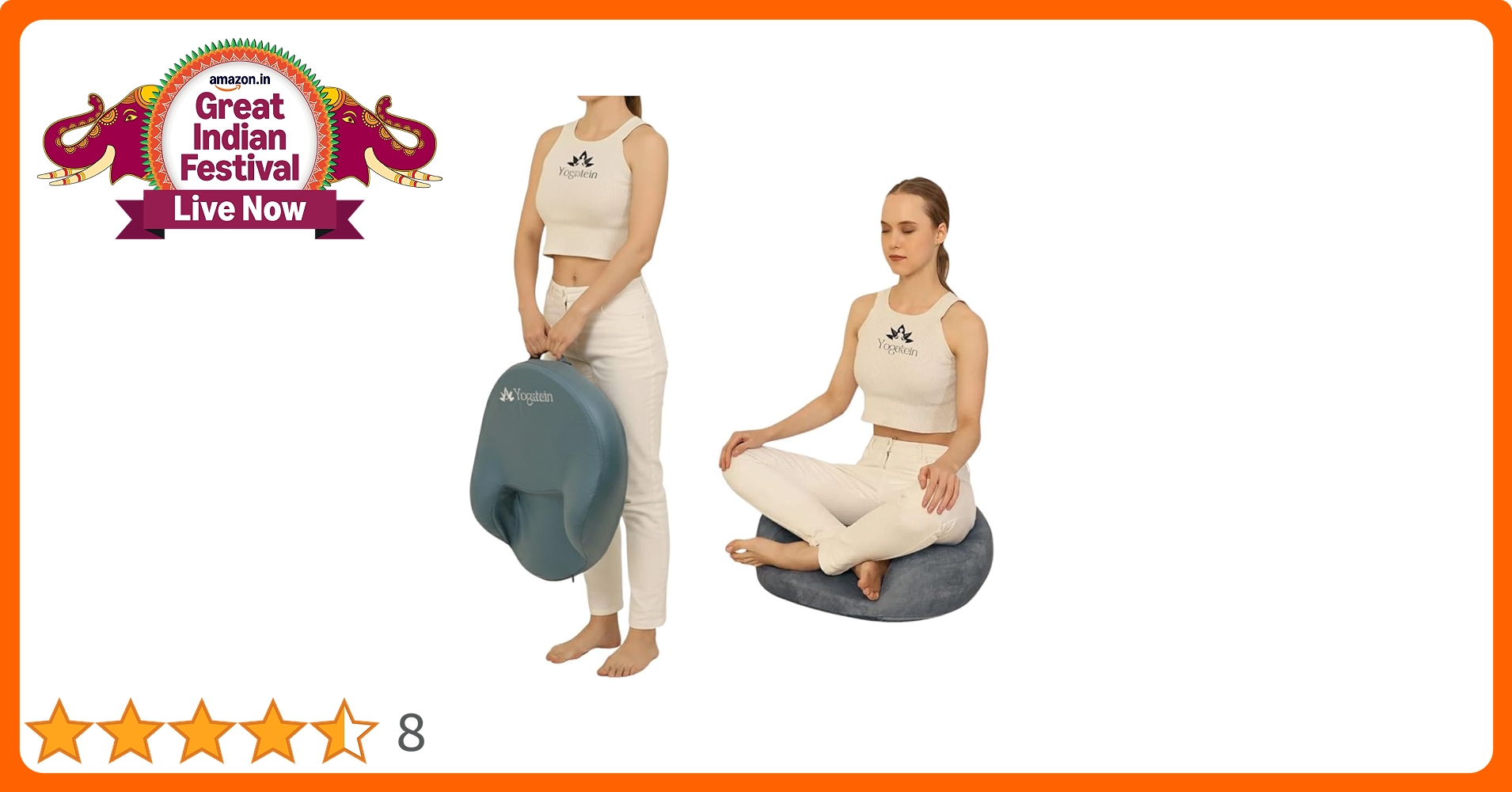 【286】Yogatein 瞑想用エアクッション - 脚のしびれはもうありません 286】Yogatein 瞑想用エアクッション - 脚のしびれはもうありません